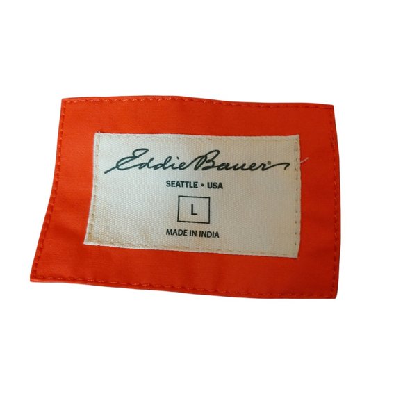 Eddie Bauer Coat /Rain - Size L - Length 35'' 50$ Good Condition - Color Salmon - Picture 10 of 10